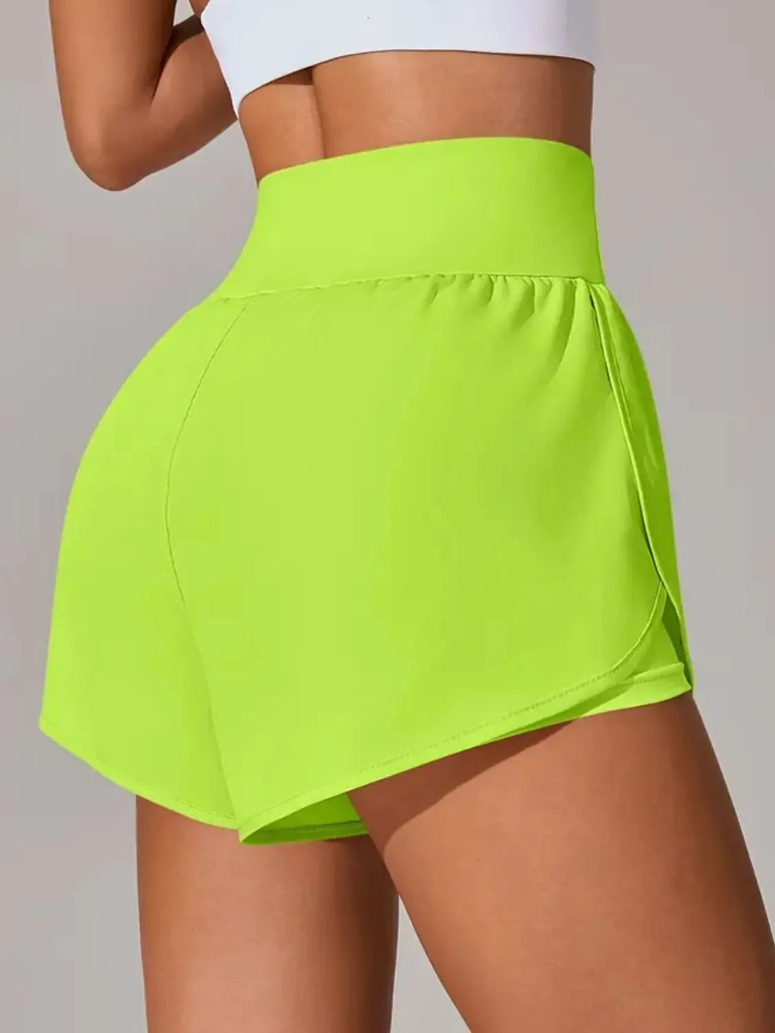 Pocketed High Waist Active Shorts - Trend Nova