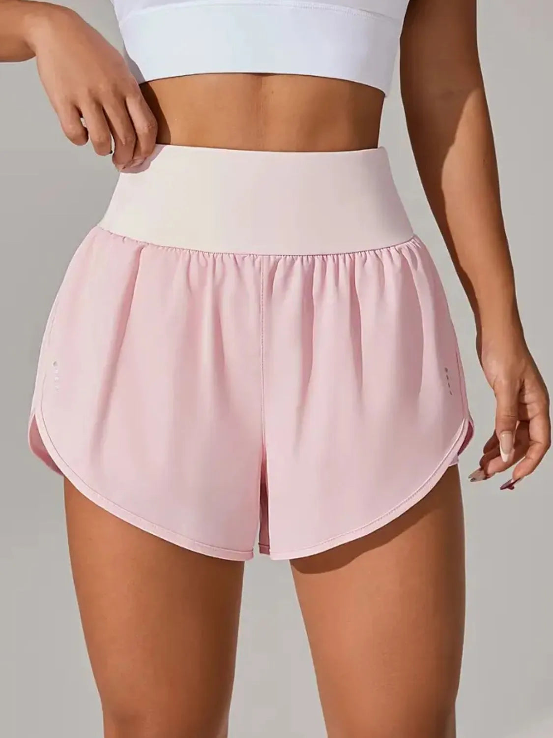 Pocketed High Waist Active Shorts - Trend Nova