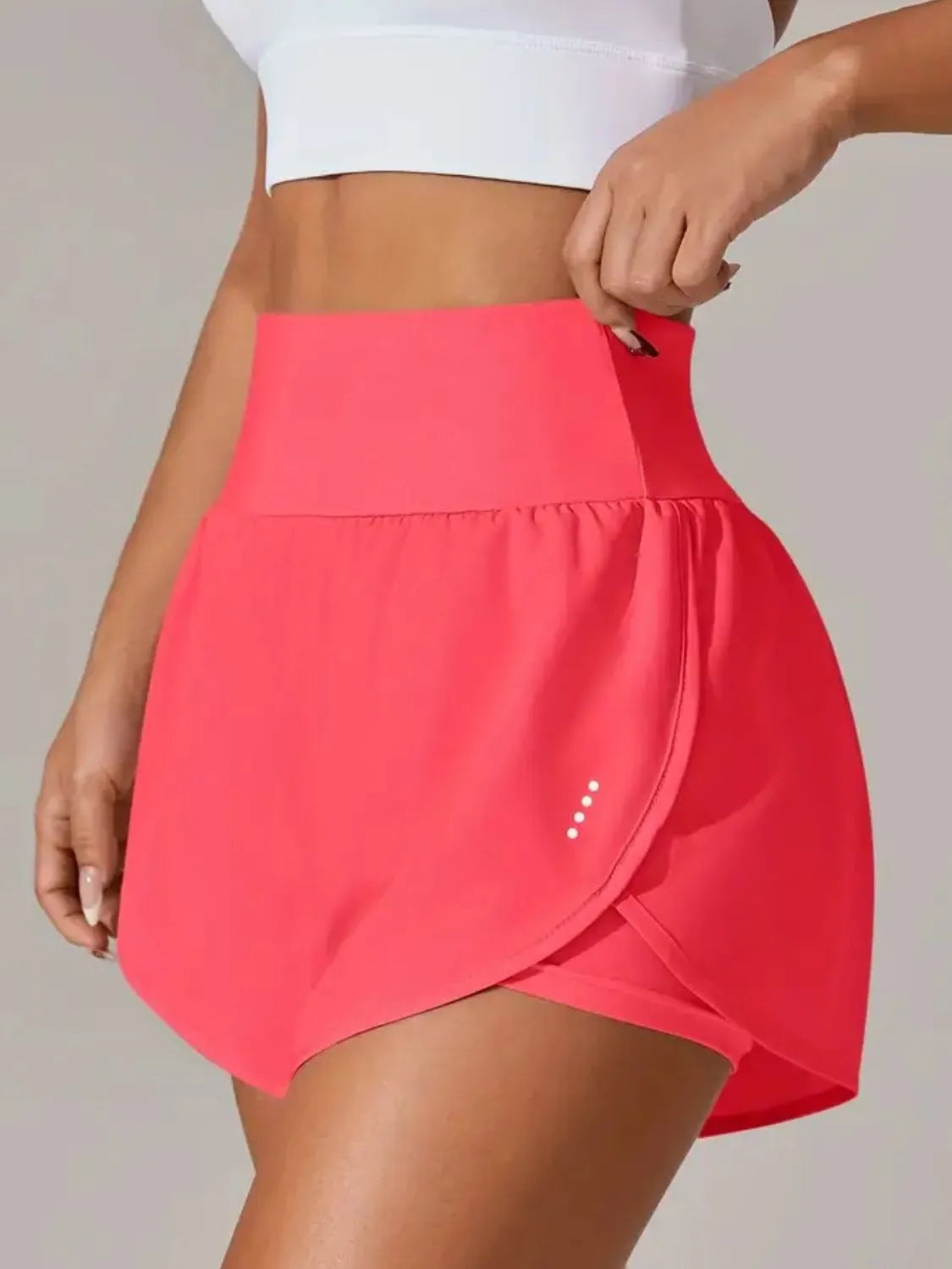 Pocketed High Waist Active Shorts - Trend Nova