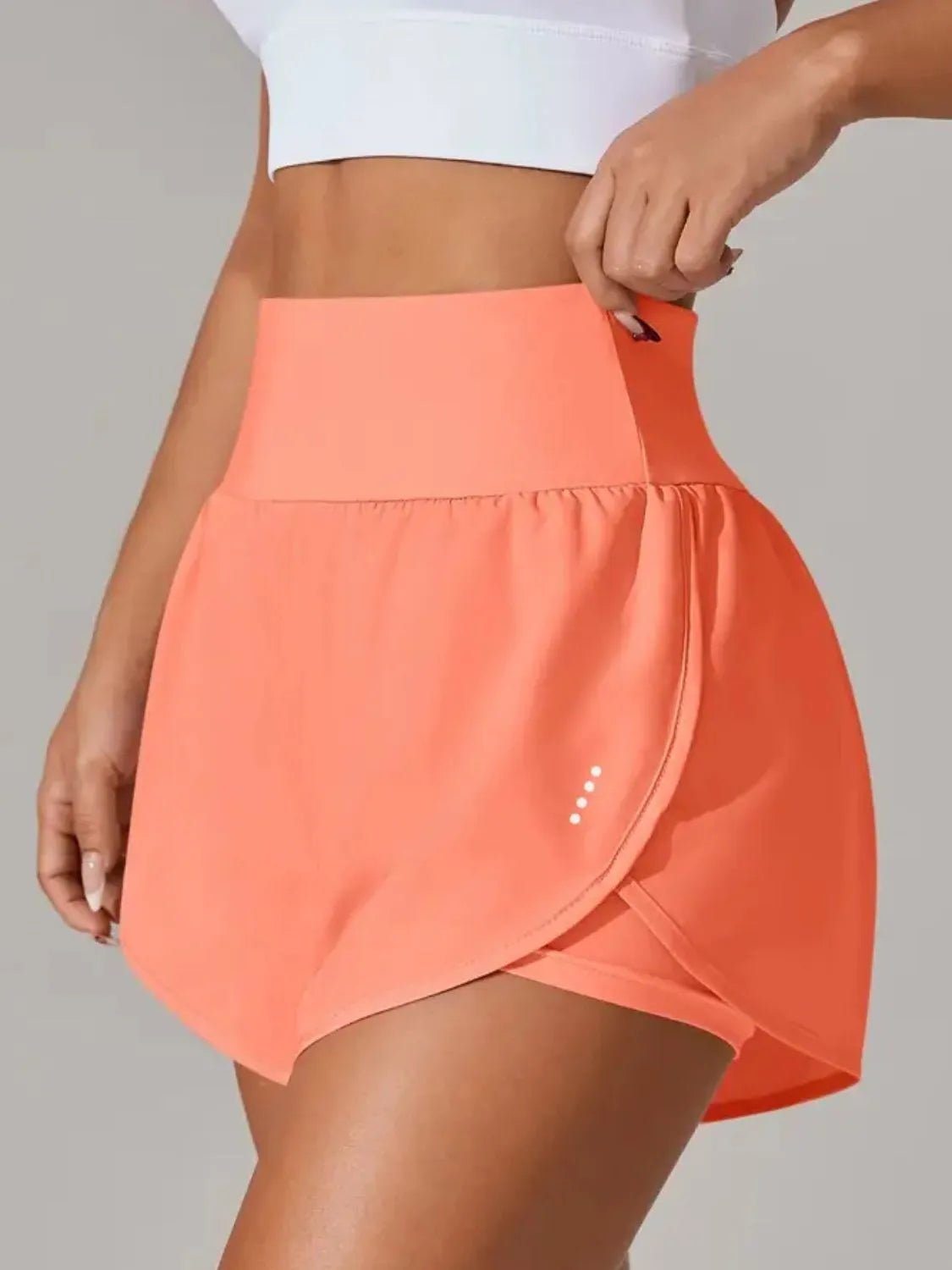 Pocketed High Waist Active Shorts - Trend Nova