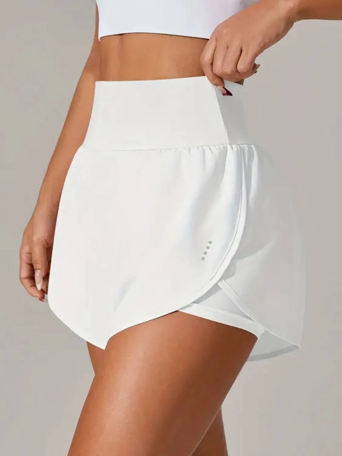 Pocketed High Waist Active Shorts - Trend Nova