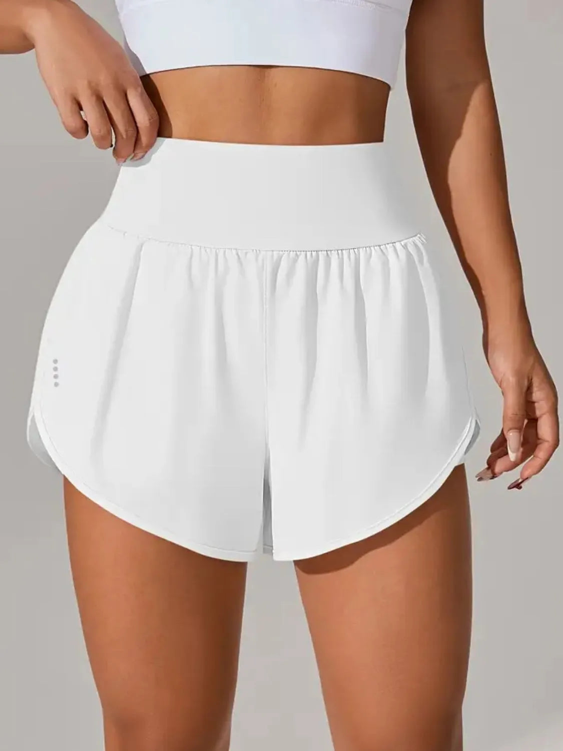 Pocketed High Waist Active Shorts - Trend Nova
