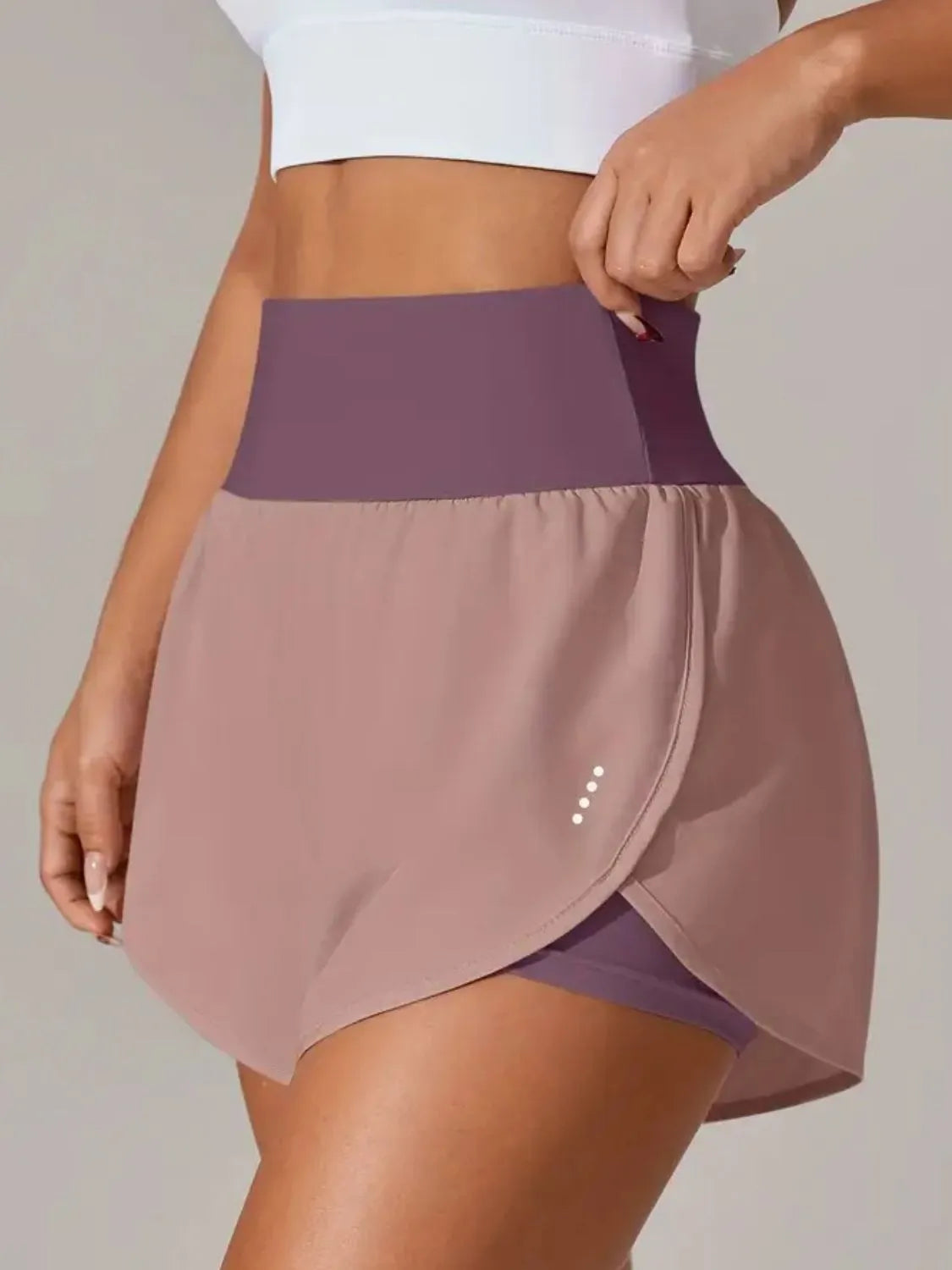 Pocketed High Waist Active Shorts - Trend Nova