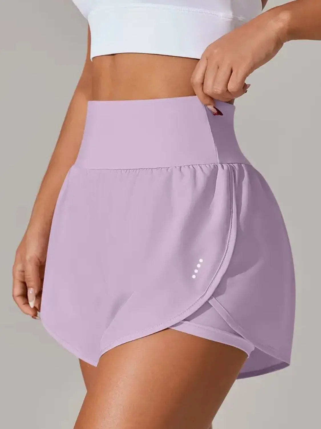 Pocketed High Waist Active Shorts - Trend Nova