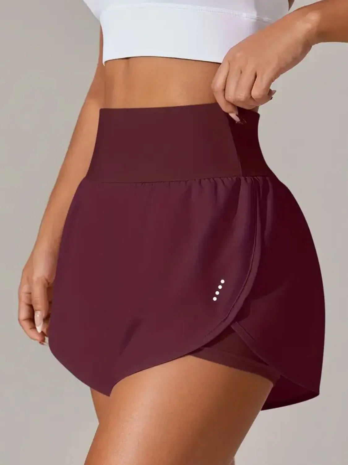 Pocketed High Waist Active Shorts - Trend Nova