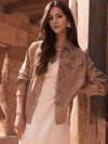 Button-Up Long Sleeve Jacket - Trend Nova